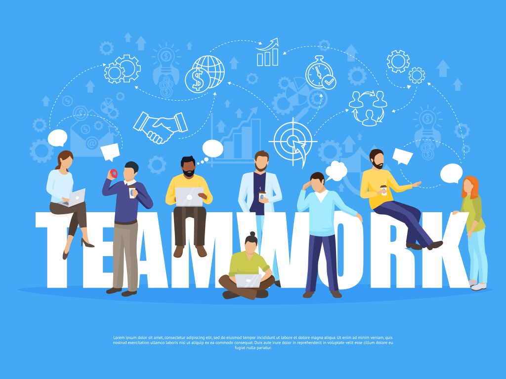 teamwork concept illustration teamwork concept illustration